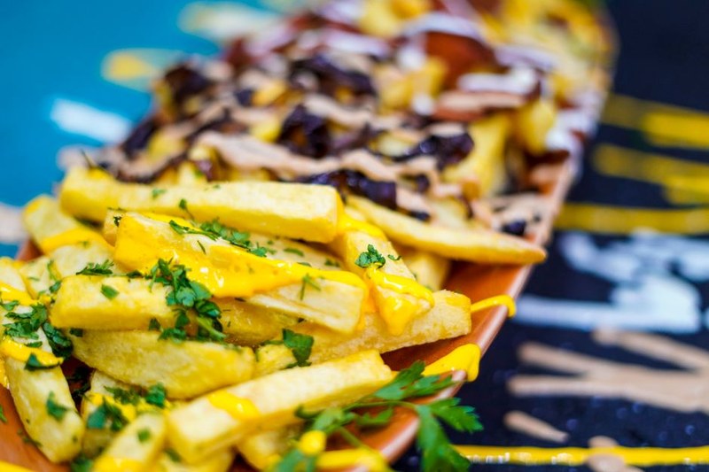 Papas Fritas Rellenas